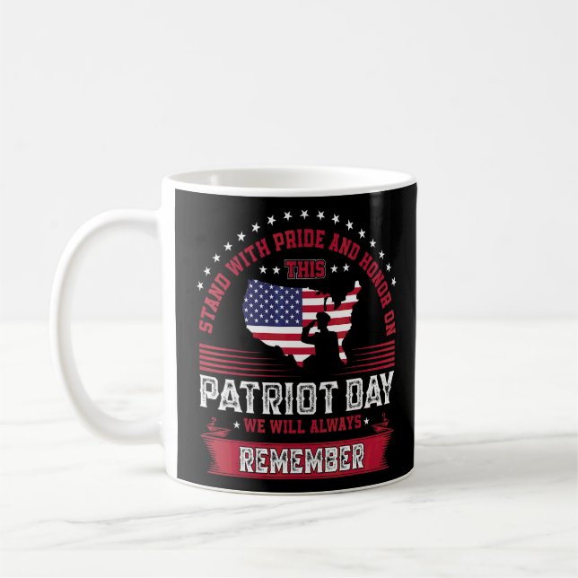 Amerikansk minnesdag 4 juli 8 kaffemugg (Vänster)