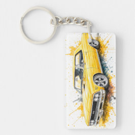 Amerikansk Muscle Car Nyckelring