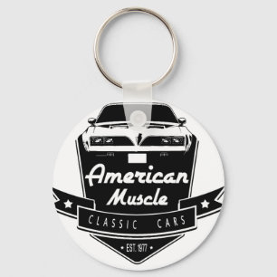 Amerikansk muskel nyckelring