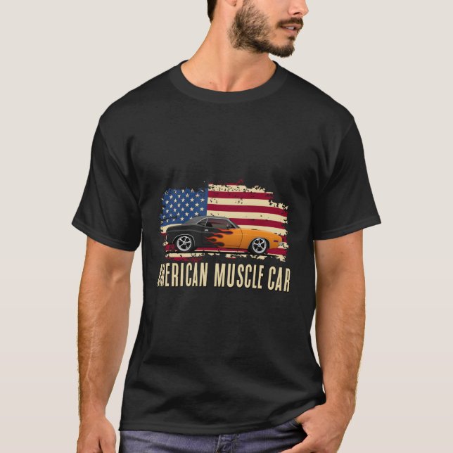 Amerikansk muskelbil Ns T Shirt (Framsida)