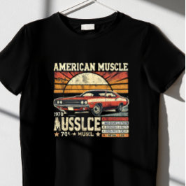 Amerikansk muskelkraft t shirt