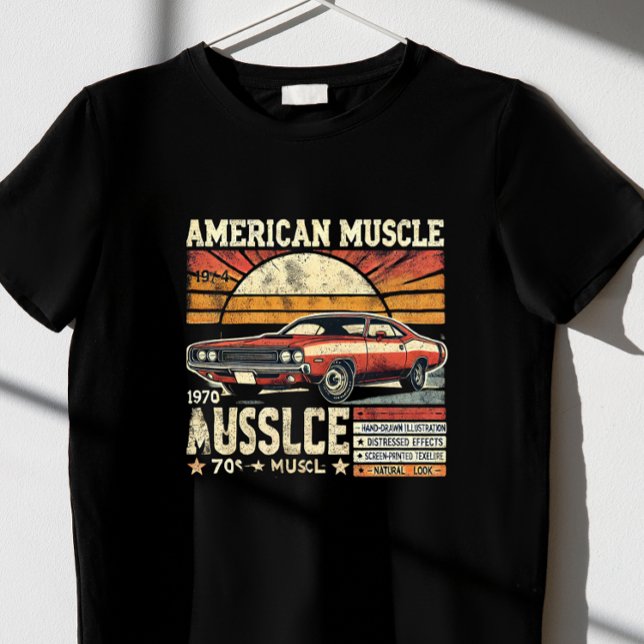Amerikansk muskelkraft t shirt (Skapare uppladdad)