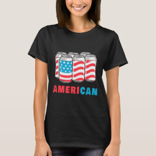 Amerikansk Odlad Afrikansk Rot Usa Flagga Svart Hi T Shirt
