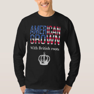 Amerikansk odling med brittisk röta Patriotic Brit T Shirt