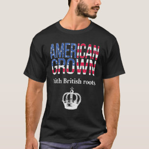 Amerikansk odling med brittisk röta Patriotic Brit T Shirt