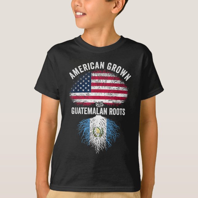 Amerikansk odling med guatemalanska rötter USA Gua T Shirt (Framsida)