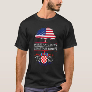Amerikansk odling med kroatiska rötter i Kroatien T Shirt