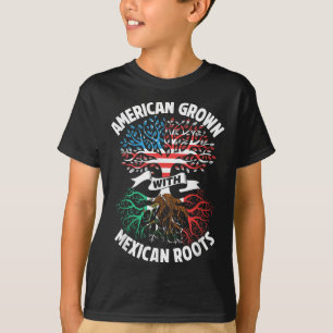 Amerikansk odling med mexikanska rötter Mexiko USA T Shirt