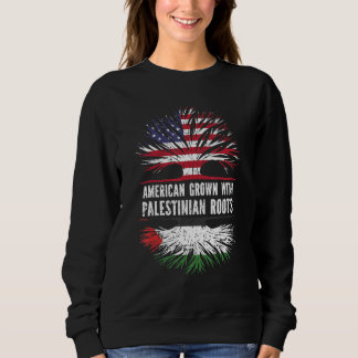 Amerikansk odling med palestinska rötter USA flagg T Shirt
