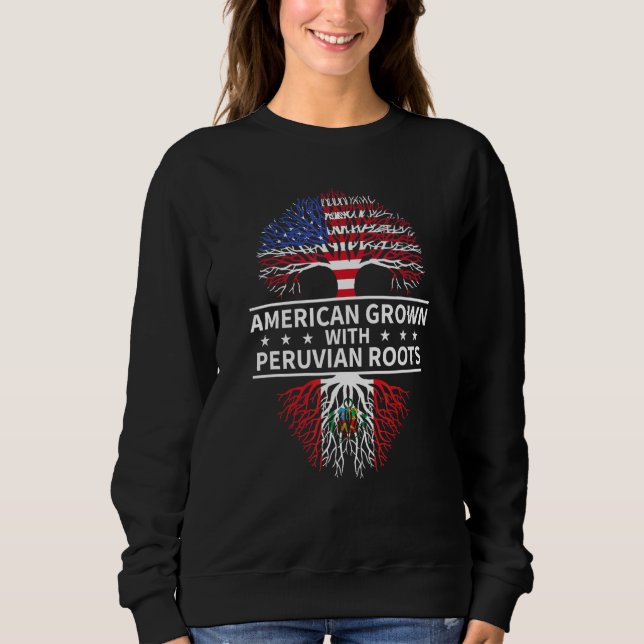Amerikansk odling med peruanska rötter Peru T Shirt (Framsida)