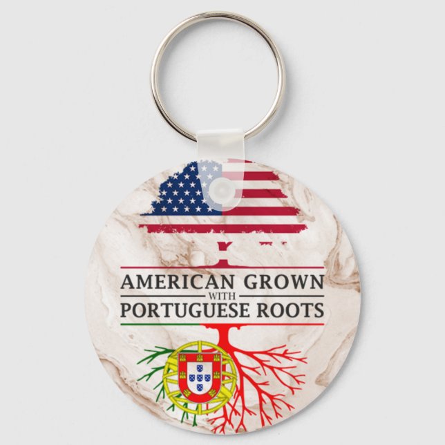 Amerikansk odling med portugisiska rötter Marble S Nyckelring (Framsida)