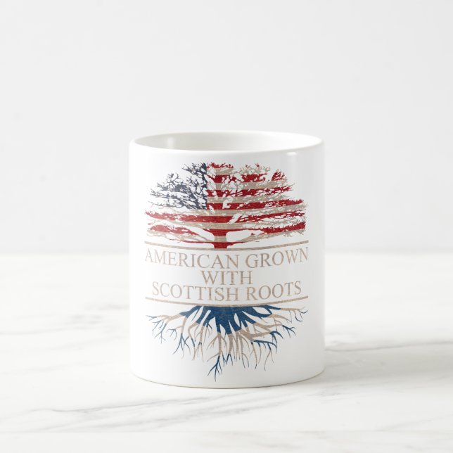 Amerikansk odling med skotska rötter kaffemugg (Center)