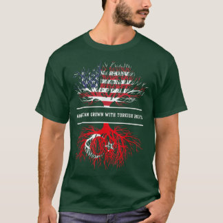 Amerikansk odling med turkiska rötter Turkiet T Shirt