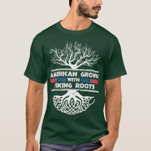 Amerikansk odling med viking Roots Scandinavian T Shirt