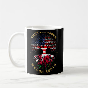 Amerikansk odling med walesiska rötter Träd USA fl Kaffemugg