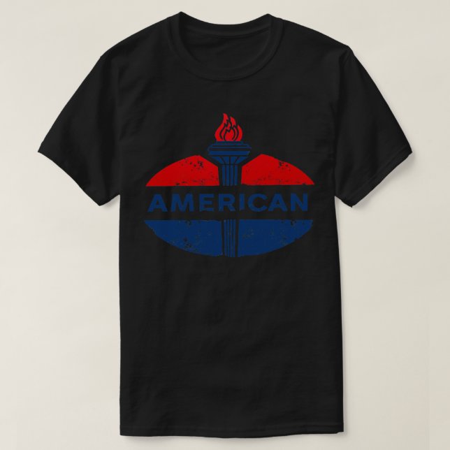 Amerikansk olja t shirt (Design framsida)