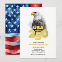 Amerikansk örn Amerikas 250-årsjubileum