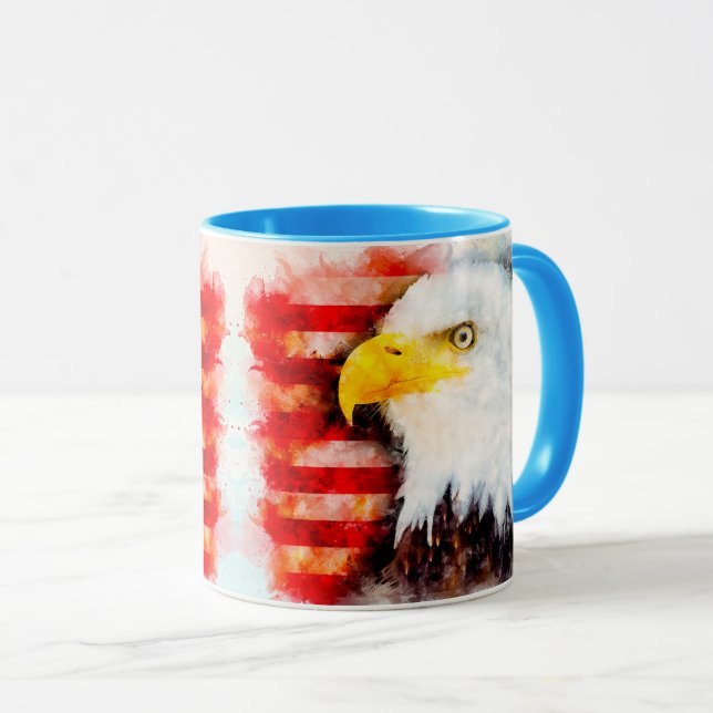 Amerikansk örn Coffee Mugg (Framsida höger)
