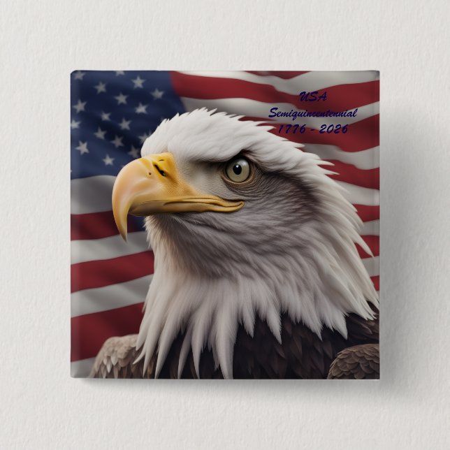 Amerikansk örn-knapp knapp (Framsida)