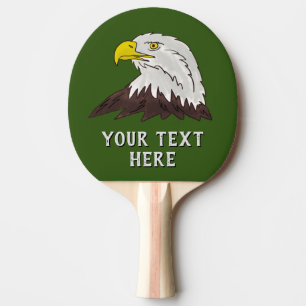 Amerikansk örn logotyp bord tennis ping pong padd pingisracket
