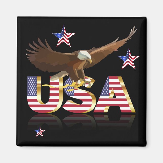 Amerikansk örn magnet (Framsidan)