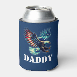 Amerikansk örn patriotisk flagga blå