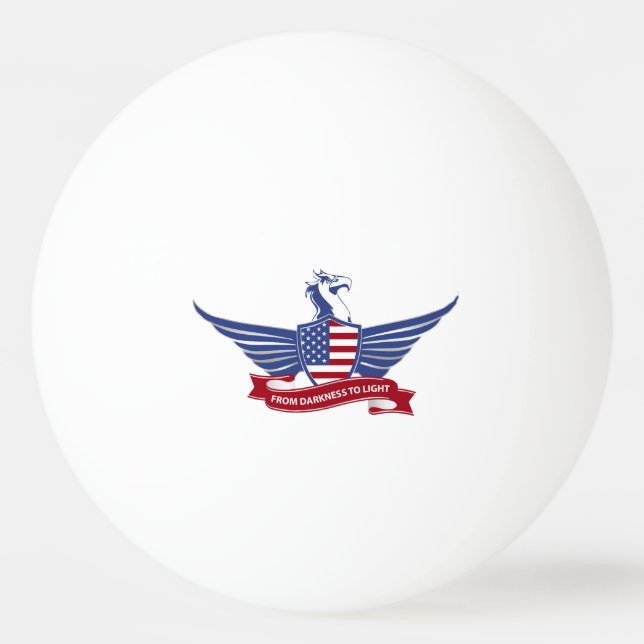 Amerikansk örn pingisboll (Framsidan)