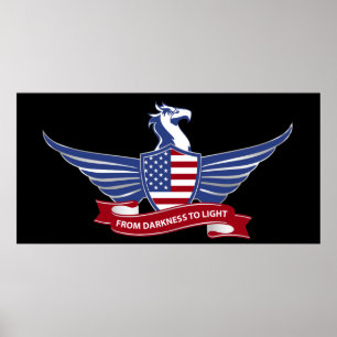 Amerikansk örn poster