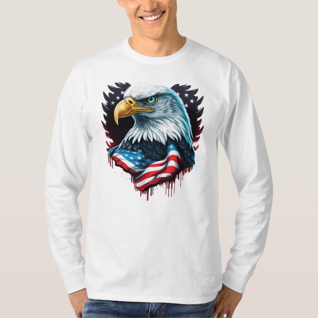 Amerikansk örn t shirt (Framsida)