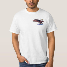 Amerikansk örndesign, utskriven T-Shirt