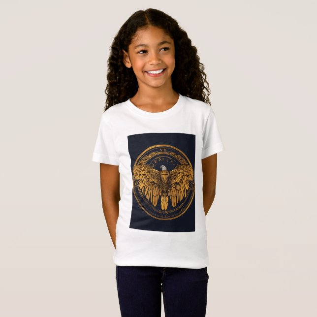 Amerikansk Örns stolthet T Shirt (Hel framsida)