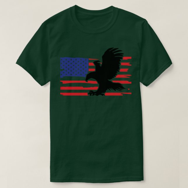 amerikansk örnsklass t shirt (Design framsida)