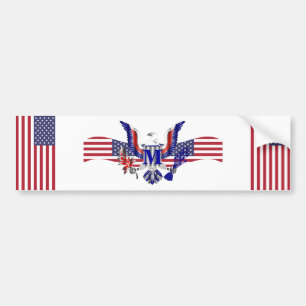 Amerikansk örnsymbol bildekal