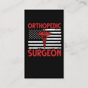 Amerikansk ortopedisk kirurg visitkort