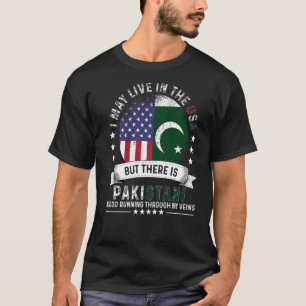 Amerikansk pakistanskt hem i USA Patriot American T Shirt