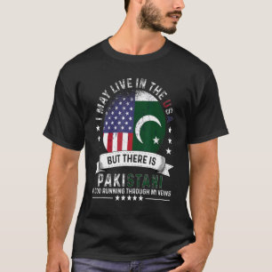 Amerikansk pakistanskt hem i USA Patriot American  T Shirt