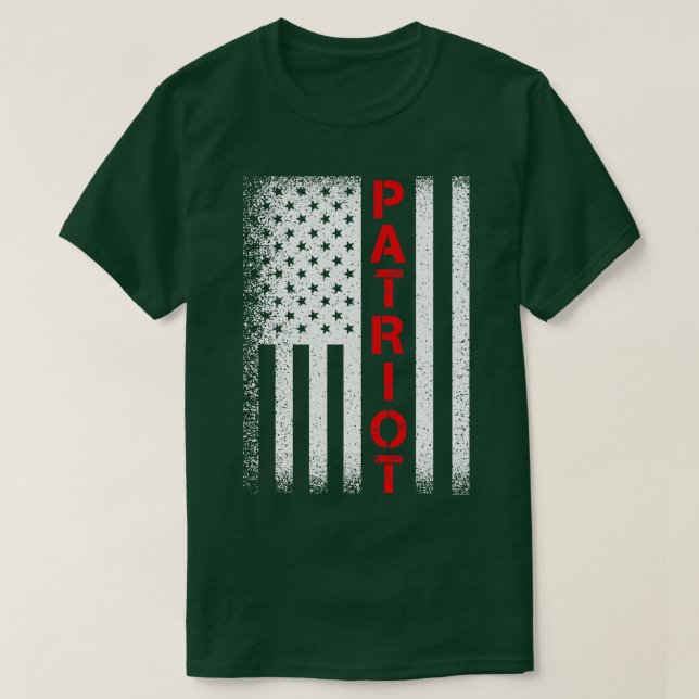 Amerikansk patriot (3) t shirt (Design framsida)