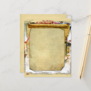 Amerikansk patriot 4.5x5.6 Stationär Papper Lakan