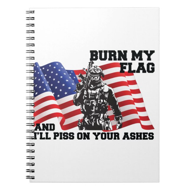 Amerikansk patriot  anteckningsbok (Framsidan)