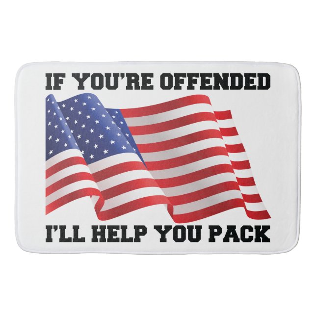 Amerikansk patriot badrumsmatta (Framsidan)