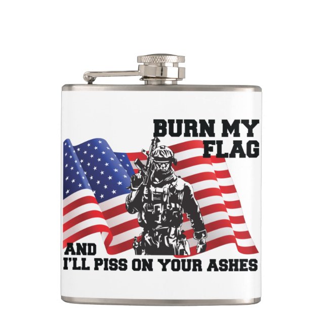 Amerikansk patriot  fickplunta (Framsidan)