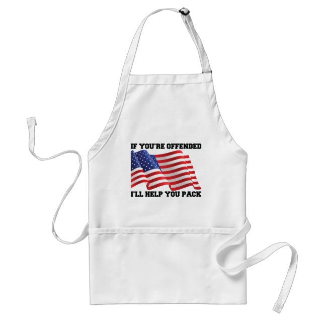 Amerikansk patriot  förkläde (Framsidan)