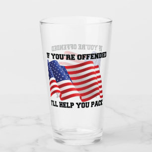 Amerikansk patriot glaskopp