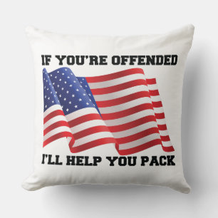Amerikansk patriot kudde