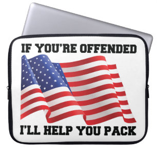 Amerikansk patriot laptop fodral