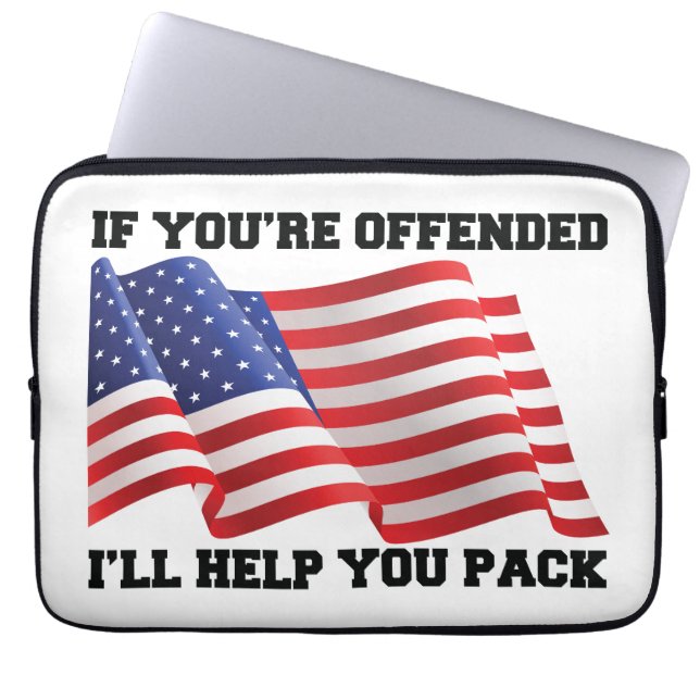 amerikansk patriot laptop fodral (Framsidan)