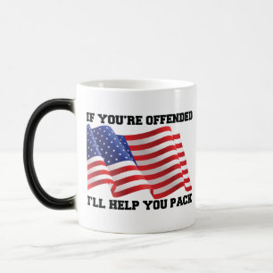 Amerikansk patriot magisk mugg