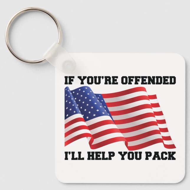 Amerikansk patriot nyckelring (Framsida)