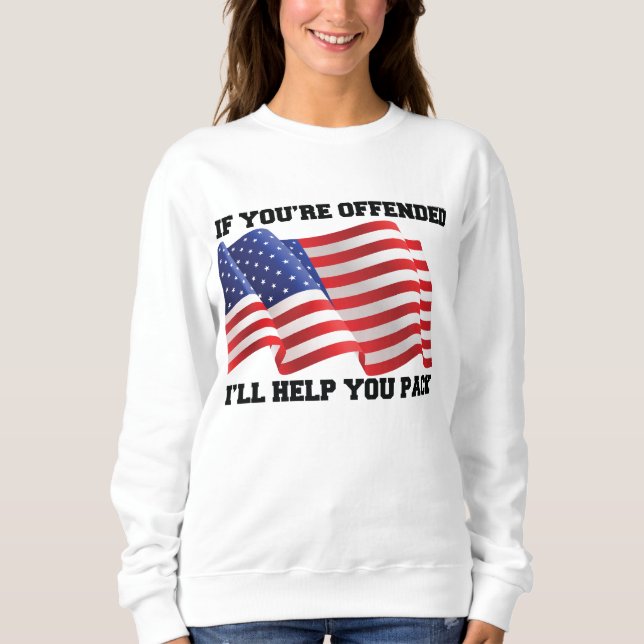 Amerikansk patriot t shirt (Framsida)