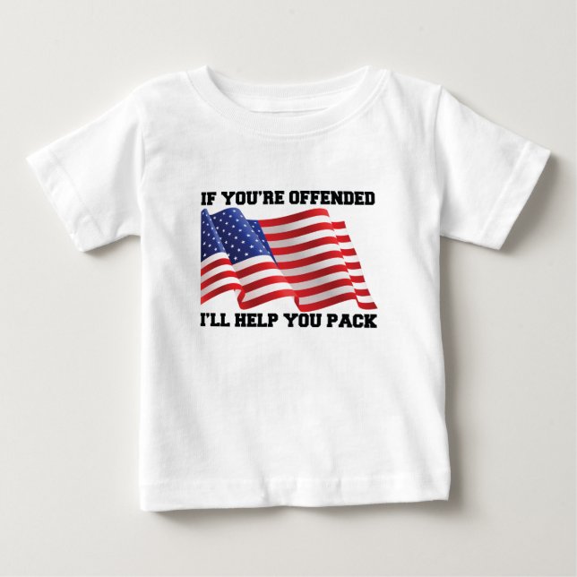 Amerikansk patriot t shirt (Framsida)